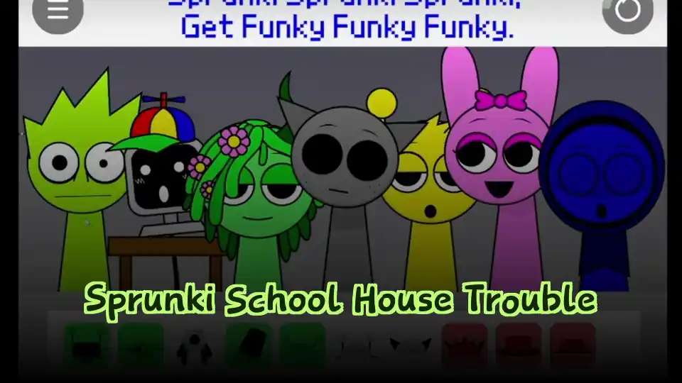 Sprunki School House Trouble