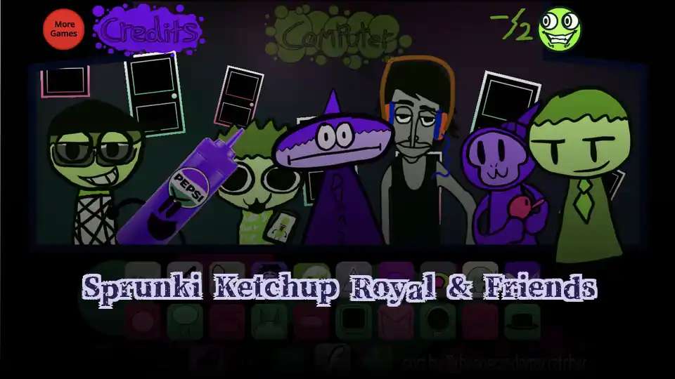 Sprunki Ketchup Royal & Friends