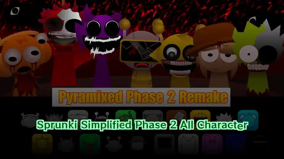 Sprunki Simplified Phase 2 All Character