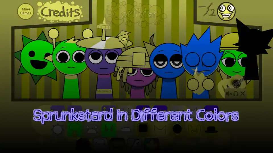 Sprunkstard in Different Colors