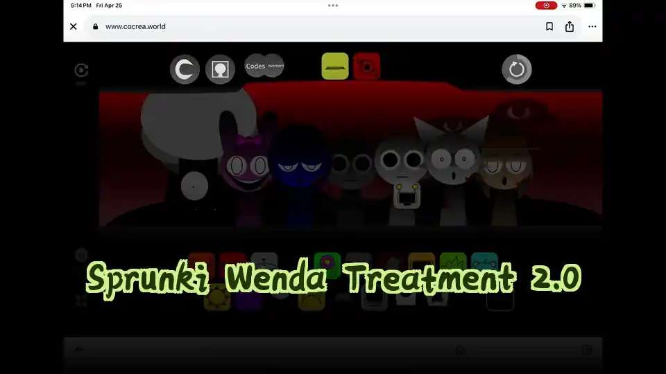 Sprunki Wenda Treatment 2.0