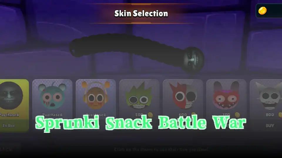 Sprunki Snack Battle War